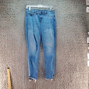 Universal Thread Jeans Womens 6/28R Blue Mid Rise Jegging Cotton Blend Denim